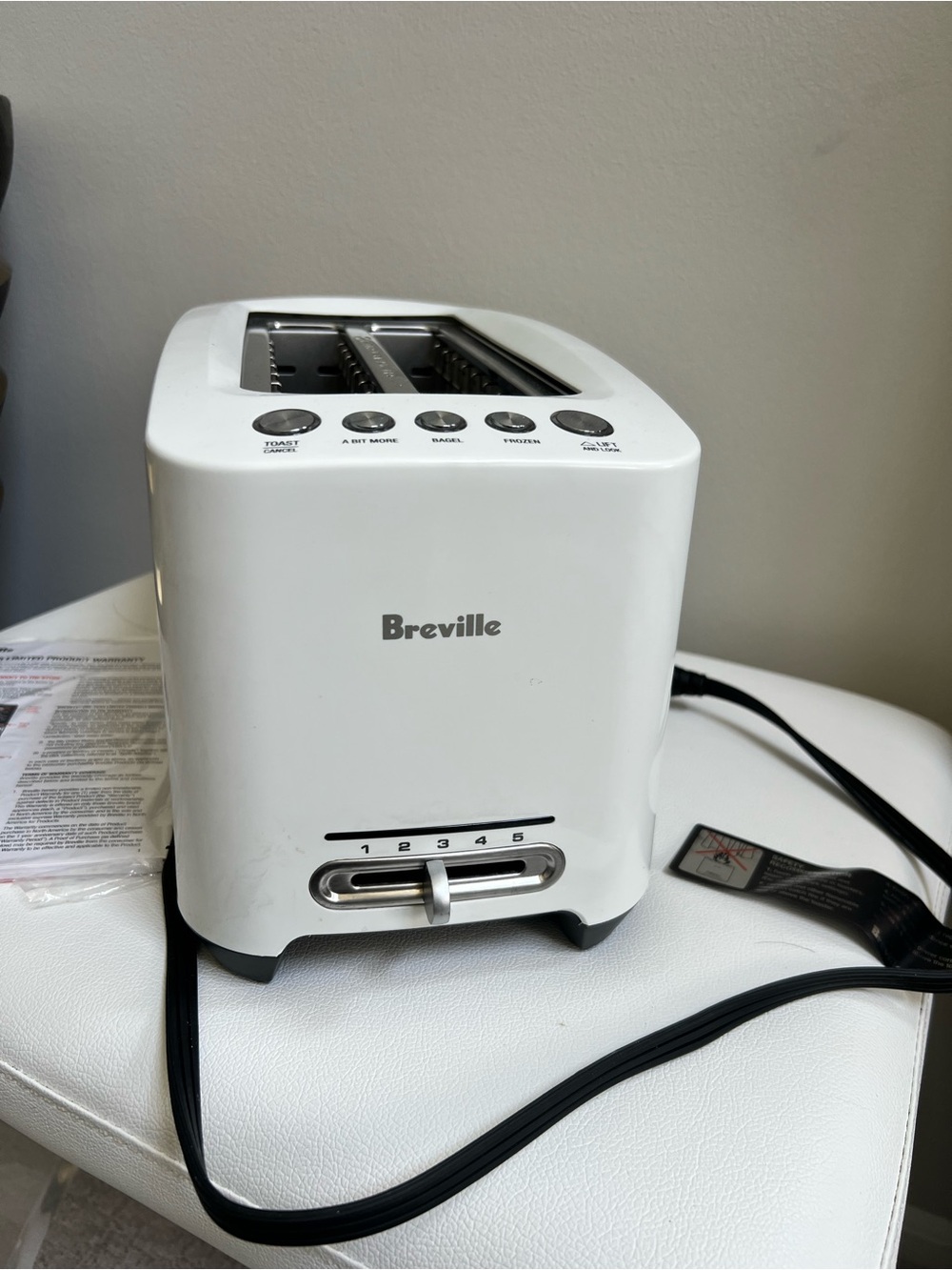 Breville White 4-Slice Toaster NWOB!